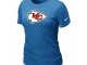 Women Kansas City Chiefs L.blue T-Shirts