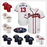 Baseball Atlanta Braves Stitched Flex Base Jersey and Cool Base Jersey