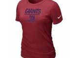Women New York Giants Red T-Shirt