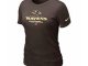 Women Baltimore Ravens brown T-Shirt