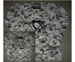 youth nhl pittsburgh penguins #58 letang camo jerseys