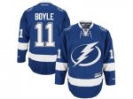 NHL Tampa Bay Lightning #11 Brian Boyle Blue Stitched Jerseys