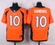 nike denver broncos #10 sanders orange elite jerseys
