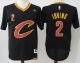 nba cleveland cavaliers #2 kyrie irving black short sleeve c stitched jerseys