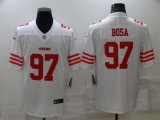 New Football San Francisco 49ers #97 Nick Bosa White Jersey