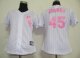 women Baseball Jerseys chicago white sox #45 jordan white[pink s