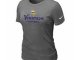 Women Minnesota Vikings D.Grey T-Shirt