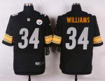 nike pittsburgh steelers #34 williams black elite jerseys