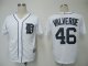 Baseball Jerseys detroit tigers #46 valverde white