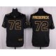 nike nfl dallas cowboys #72 travis frederick black pro line gold collection elite jerseys