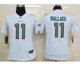 nike women nfl miami dolphins #11 wallace white [nike limited]