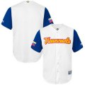 Customed Men's Venezuela Baseball Majestic White 2017 World Baseball Classic Stitched Jersey