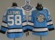 Men Pittsburgh Penguins #58 Kris Letang Blue 2017 Stanley Cup Finals Champions Stitched NHL Jersey