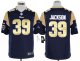 nike nfl st. louis rams #39 jackson blue cheap jerseys [game]