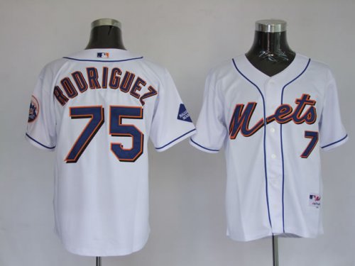 Baseball Jerseys new york mets #75 rodriguez white