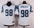 nike carolina panthers #98 lotulelei white elite jerseys