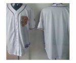 mlb san francisco giants blank cream [gold number][sf style]