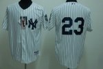 Baseball Jerseys new york yankees #23 mattingly white(2009 logo)