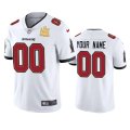 Tampa Bay Buccaneers Custom White Super Bowl LV Champions Vapor Limited Jersey