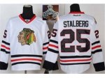 NHL Chicago Blackhawks #25 stalberg White 2015 Stanley Cup Champ