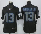 Men NFL New York Giants #13 Odell Beckham Jr Nike Black Impact Limited Jerseys