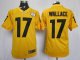 nike nfl pittsburgh steelers #17 wallace yellow [nike limited]