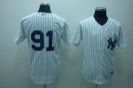 Baseball Jerseys new york yankees #91 aceves white