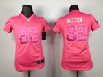 nike women nfl dallas cowboys #82 witten pink jerseys