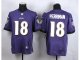 Nike Baltimore ravens #18 Breshad Perriman elite Purple jerseys