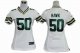 nike women nfl green bay packers #50 hawk white jerseys