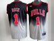 nba chicago bulls #1 rose black and gery jerseys