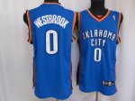 Basketball Jerseys oklahoma city thunder#0 westbrook blue