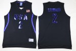 2016 usa basketball #2 kawhi leonard black stitched jerseys