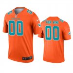 Miami Dolphins Custom Orange Inverted Legend Jersey