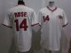 Baseball Jerseys cincinnati reds ##14 Rose 1976 m&n white