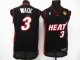 Basketball Jerseys miami heat #3 wade black[2011 finals]