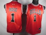 Basketball Jerseys youth Chicago Bulls #1 rose red
