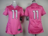 nike women nfl miami dolphins #11 wallace pink [nike love]
