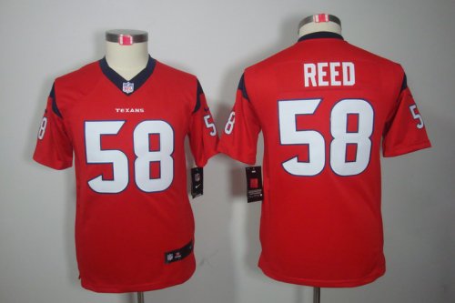 nike youth nfl houston texans #58 reed red jerseys [nike limited