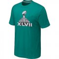 NFL Super Bowl XLVII Logo Green T-Shirt