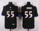 nike baltimore ravens #55 suggs black elite jerseys