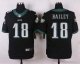 nike philadelphia eagles #18 bailey elite black jerseys