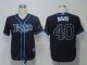 Baseball Jerseys tampa bay rays #40 davis dark blue(cool base)