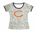 nike women chicago bears zebra T-Shirt