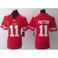 nike women nfl san francisco 49ers #11 patton red jerseys [patto