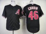 mlb arizona diamondbacks #46 corbin black jerseys