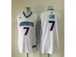 nba Charlotte Hornets #7 Lin white jerseys 2016 new jerseys
