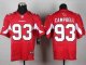 nike nfl arizona cardinals #93 campbell elite red jerseys