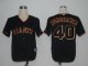 MLB Jerseys San Francisco Giants 40 Bumgarner Black Cool Base
