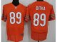 nike nfl chicago bears #89 mike ditka elite orange jerseys